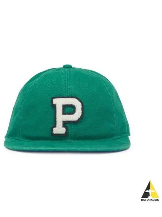 Chenille Patch Twill Ball Cap Green - POLO RALPH LAUREN - BALAAN 1