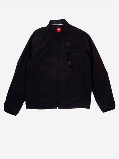 Tech Woven Zip-Up Jacket Black - NIKE - BALAAN 2