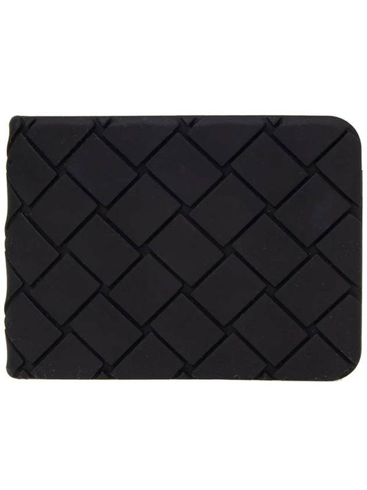 Intrecciato Iconic Bicycle Wallet Black - BOTTEGA VENETA - BALAAN.