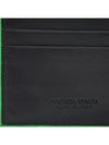 Cassette Bifold Half Wallet Parakeet Black - BOTTEGA VENETA - BALAAN 6