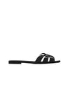 Tribute Patent Leather Mules Black - SAINT LAURENT - BALAAN 3