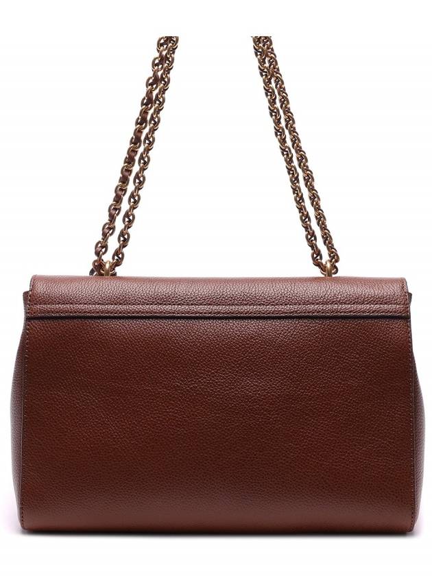 Lily Leather Cross Bag Brown - MULBERRY - BALAAN 5