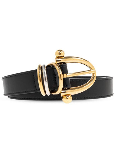 Chloé Leather Belt, Women's, Black - CHLOE - BALAAN 1