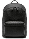 Charter Logo Pattern Leather Backpack CP117 - COACH - BALAAN 1