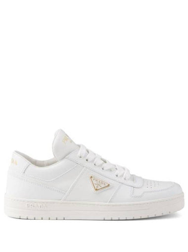 triangle logo low top sneakers white - PRADA - BALAAN 1