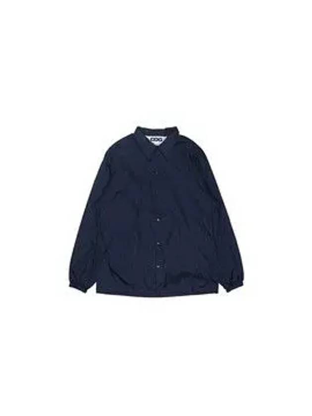 CDG back logo coach jacket navy - COMME DES GARCONS - BALAAN 7