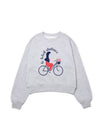 Brushed Options Bicycle Trip Sweat Shirts MELANGE GRAY - LE SOLEIL MATINEE - BALAAN 1