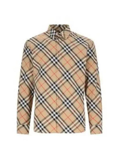 Vintage Check Long Sleeve Shirt Beige - BURBERRY - BALAAN 2