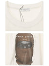 19FW NCW19242 081 Kanye Mask Printing Crew Neck White Camel Men’s Sweatshirt TR - IH NOM UH NIT - BALAAN 6