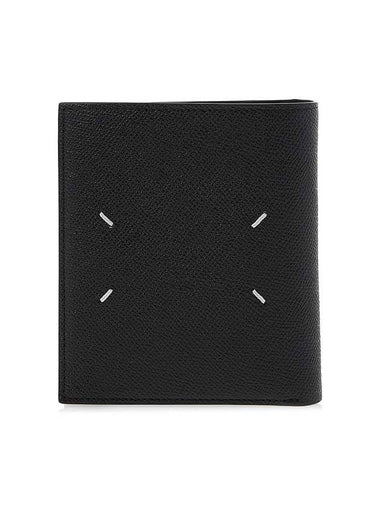 Stitch Bifolded Half Wallet Black - MAISON MARGIELA - BALAAN 1