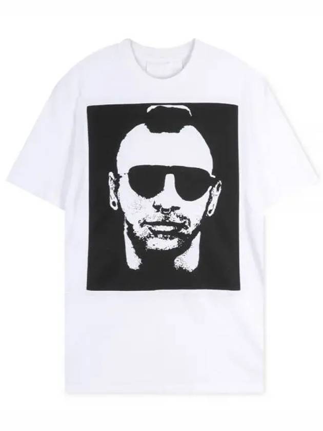 Men s Mohican Gangster White Short Sleeve T shirt 1156840 - NEIL BARRETT - BALAAN 1