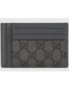 Ophidia GG Canvas Card Wallet Gray - GUCCI - BALAAN 3