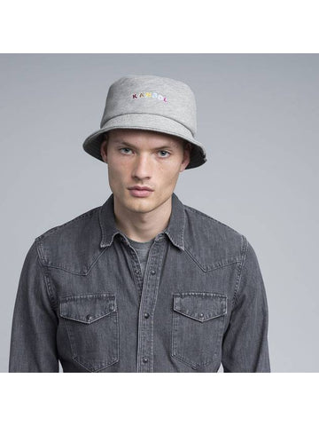 Unisex brushed bucket hat winter bungeoji gray - KANGOL - BALAAN 1