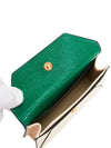 Logo Saffiano Card Wallet Green - MARNI - BALAAN 5