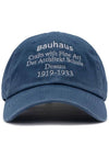 BAUHAUS WASHED BALL CAP ISLAND BLUE - POLYGRAM - BALAAN 3