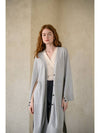 Caisienne split sleeve long cardigan_sky blue - CAHIERS - BALAAN 2