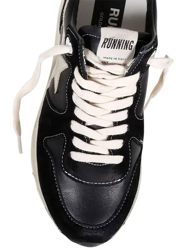 Running Sole Leather Low Top Sneakers Black - GOLDEN GOOSE - BALAAN 5