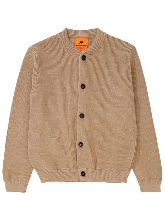 23FW Skipper Pocket Wool Cardigan SKIPPER JACKET CAMEL - ANDERSEN-ANDERSEN - BALAAN 2