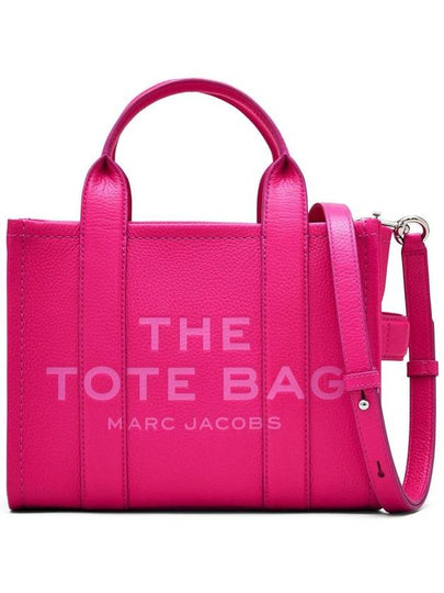 Small Leather Tote Bag Fuchsia - MARC JACOBS - BALAAN 2