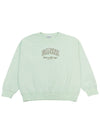 Logo Crew Neck Sweatshirt Aqua Form - GANNI - BALAAN 2