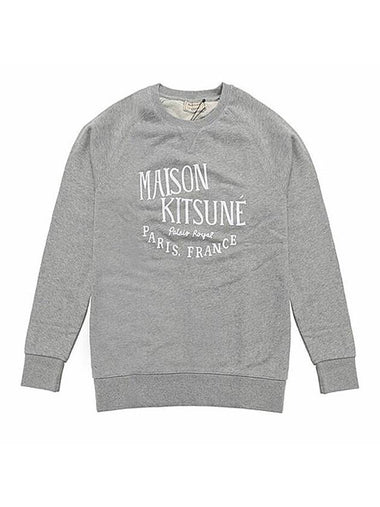 Palais Royal Classic Cotton Sweatshirt Grey Melange - MAISON KITSUNE - BALAAN 1