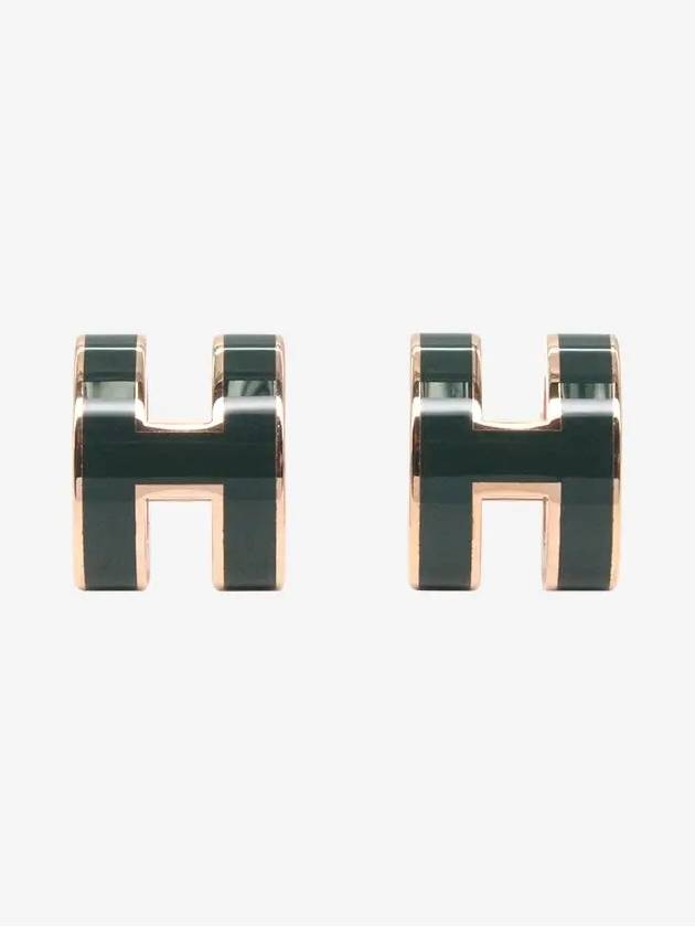 Mini Pop H Earrings Rose Gold - HERMES - BALAAN 3