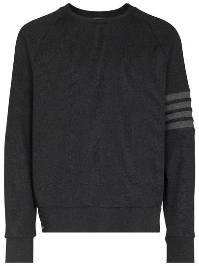 4 Bar Stripe Sweatshirt Dark Grey - THOM BROWNE - BALAAN 2