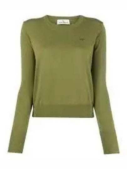 ORB Embroid Logo Knit Top Green - VIVIENNE WESTWOOD - BALAAN 2