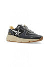 Running Sole Leather Low Top Sneakers Navy - GOLDEN GOOSE - BALAAN 2