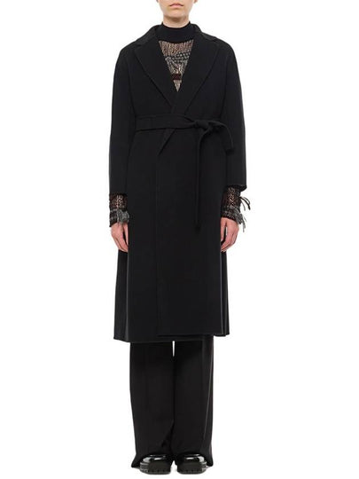 Esturian Virgin Wool Single Coat Black - S MAX MARA - BALAAN 2