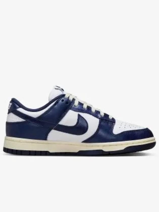 Dunk Low Top Sneakers Vintage Navy White - NIKE - BALAAN 2