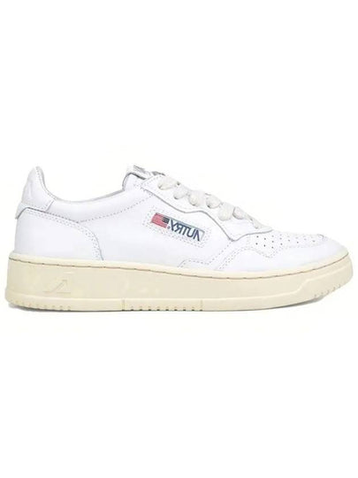 Medalist Leather Low Top Sneakers White - AUTRY - BALAAN 2