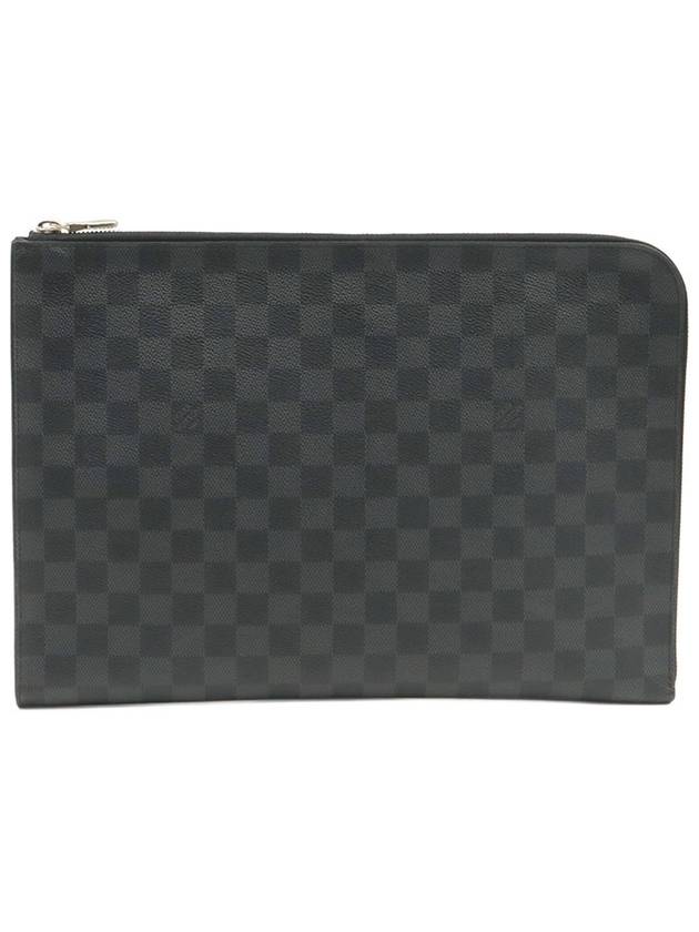 Damier Graphite Canvas Pochette Jour GM Clutch - LOUIS VUITTON - BALAAN 1