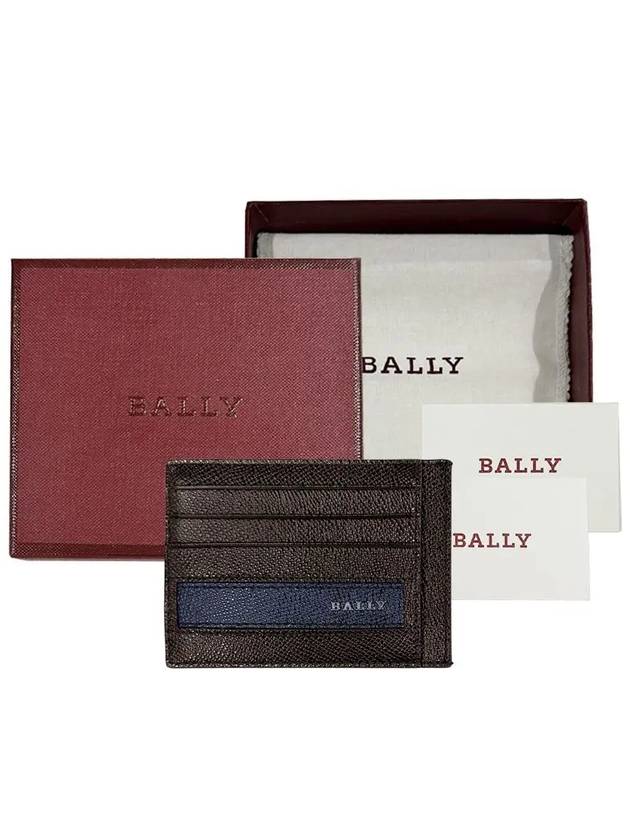 Men's card wallet LORTYN 6225312 dark brown - BALLY - BALAAN 8