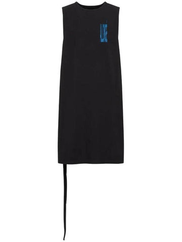 Cotton Long Tank Sleeveless Black - MAISON MARGIELA - BALAAN 1