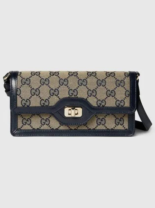 Luce mini shoulder bag beige and blue canvas 790038FADHW4064 - GUCCI - BALAAN 2