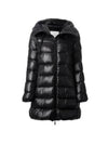 Suyen Long Down Jacket Padded Black - MONCLER - BALAAN 1