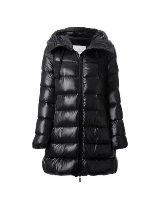 Suyen Long Down Jacket Padded Black - MONCLER - BALAAN 1