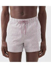 Men's Logo Patch Seersucker Swim Shorts - THOM BROWNE - BALAAN 2