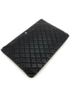 Chanel silver lambskin clutch large - PRADA - BALAAN 5