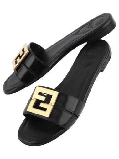 folded leather sandals - FENDI - BALAAN 1