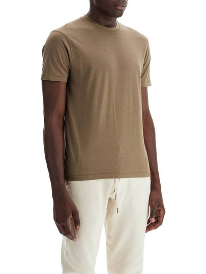 cotton-lyocell t-shirt - TOM FORD - BALAAN 2