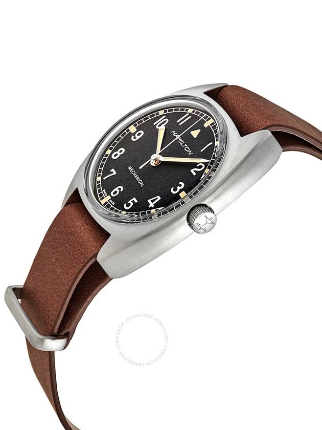 H76419531 Khaki Pilot Mechanical Men's Leather 36mm - HAMILTON - BALAAN 3