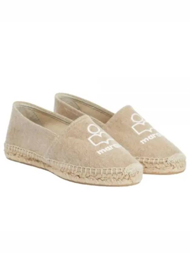 Canae Embroidered Logo Canvas Espadrilles Beige - ISABEL MARANT - BALAAN 2