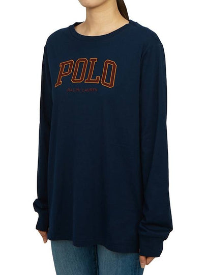 Kids long sleeve t shirt 323919500002 NAVY Adult wearable - POLO RALPH LAUREN - BALAAN 2