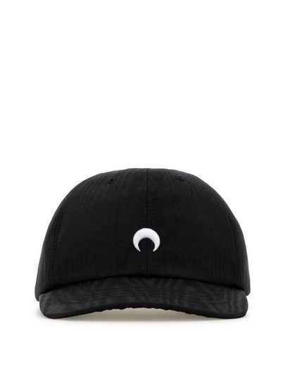 Recycle Moir Ball Cap Black - MARINE SERRE - BALAAN 2