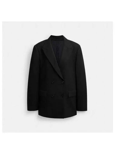 Double breasted blazer CN472 BLK - COACH - BALAAN 1