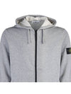 Compass Badge Zip Up Hoodie Grey - STONE ISLAND - BALAAN 5