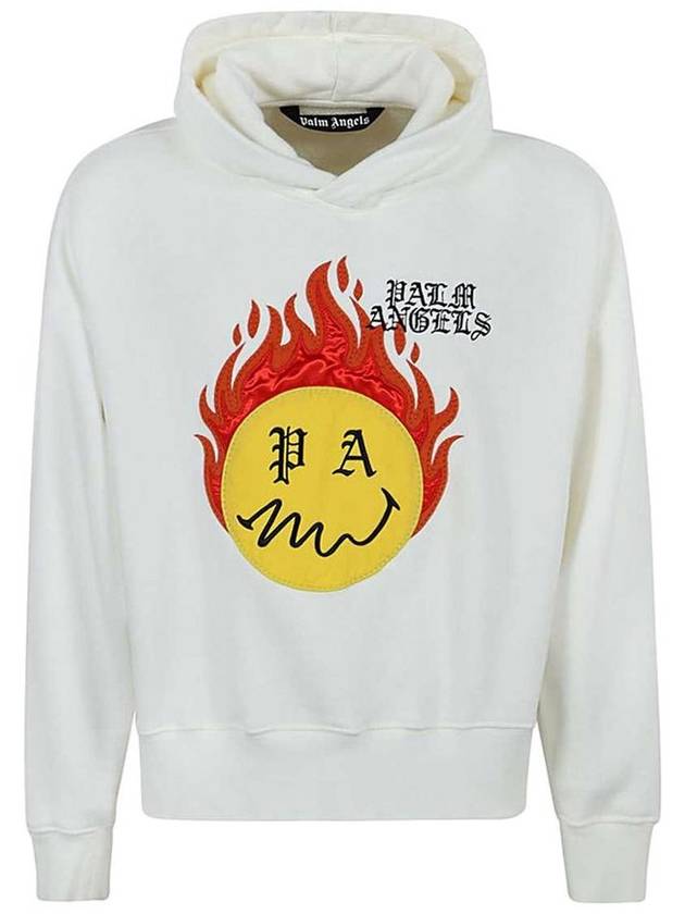 12th Anniversary Big Burning Head Hoodie PMBB098R21FLE004 0418 - PALM ANGELS - BALAAN 1