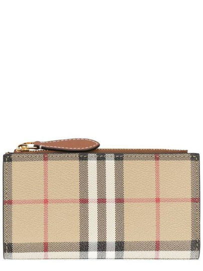 Check Bifold Wallet Beige - BURBERRY - BALAAN 2